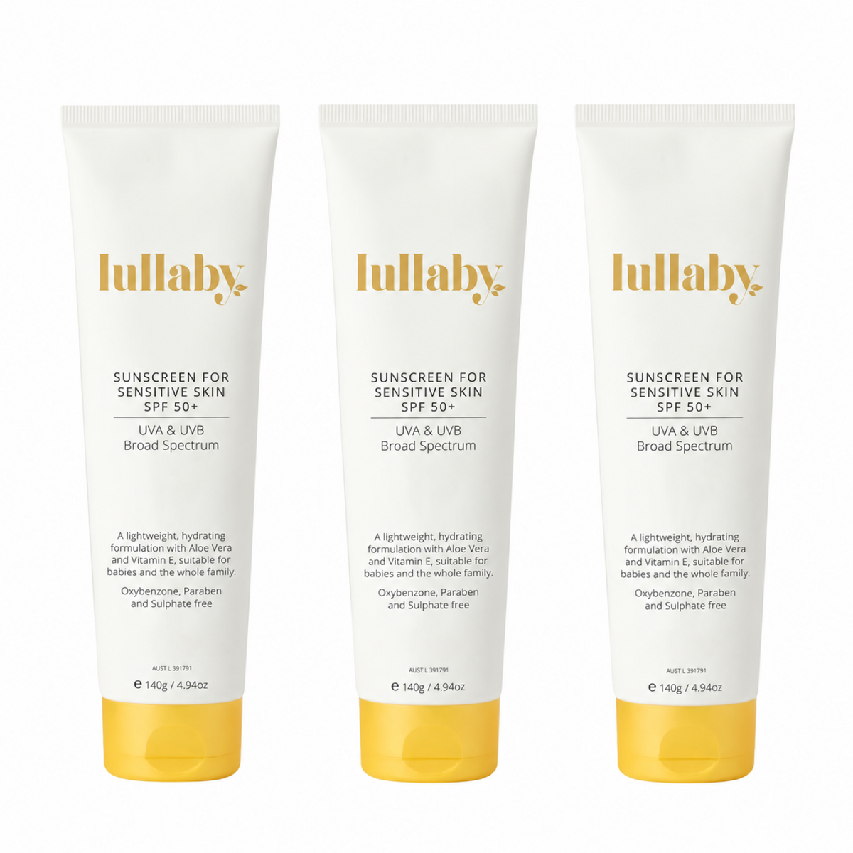 SPF50+ Sensitive Skin Sunscreen Family Pack